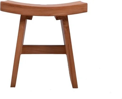 Taboret z drewna tekowego DIVERO