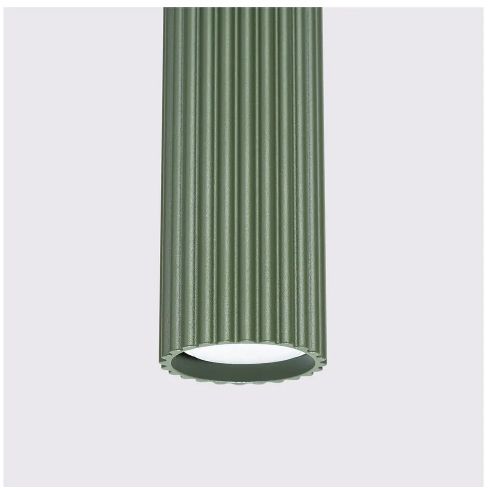 Zielona lampa wisząca Gleam – Sollux