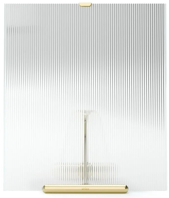Szklana ramka stojąca w kolorze złota 26x30,5 cm Flute – Umbra