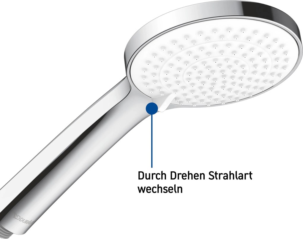 Podtynkowy system prysznicowy Duravit C.1 z deszczownicą