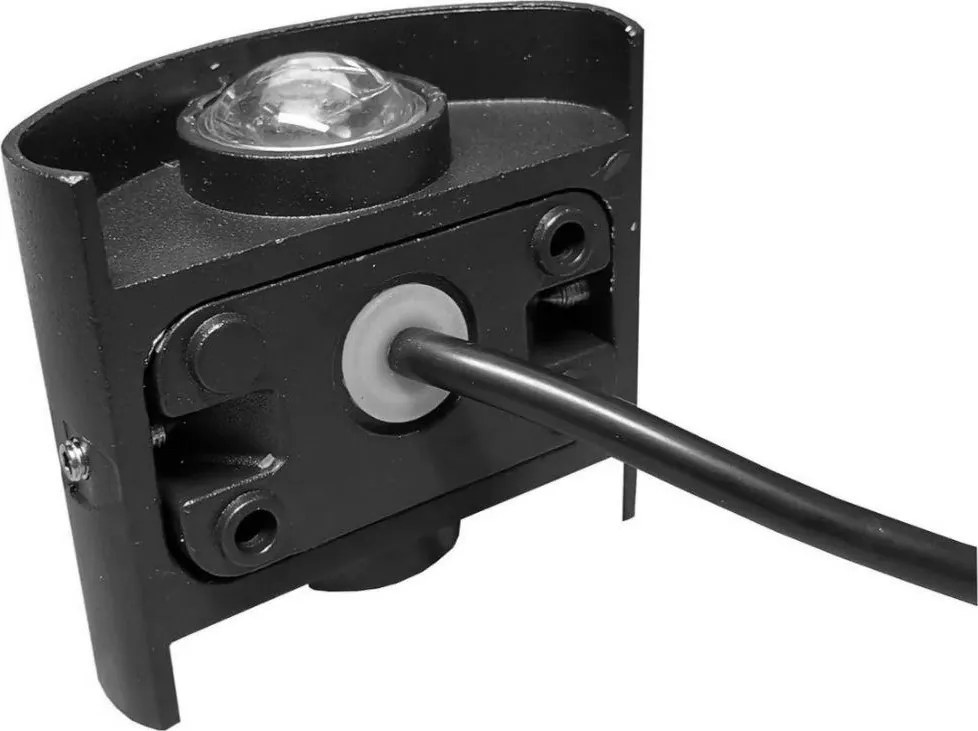 Kinkiet lampa wisząca LED elewacyjny metalowa AT84-1KL-Black