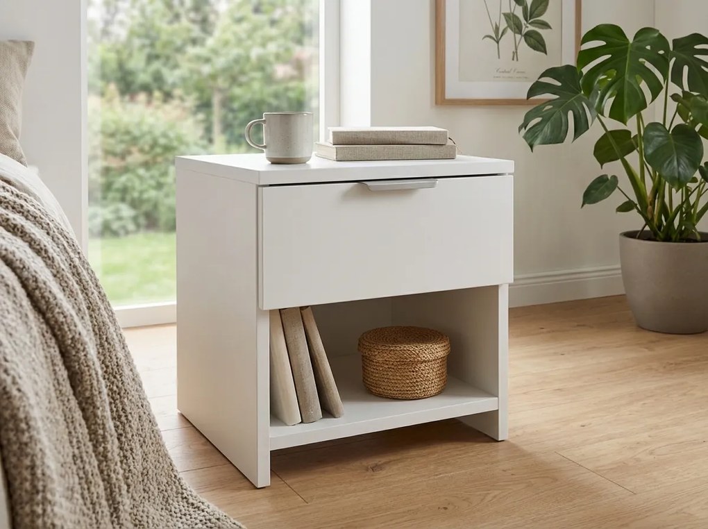 Stolik nocny HAVANA biały