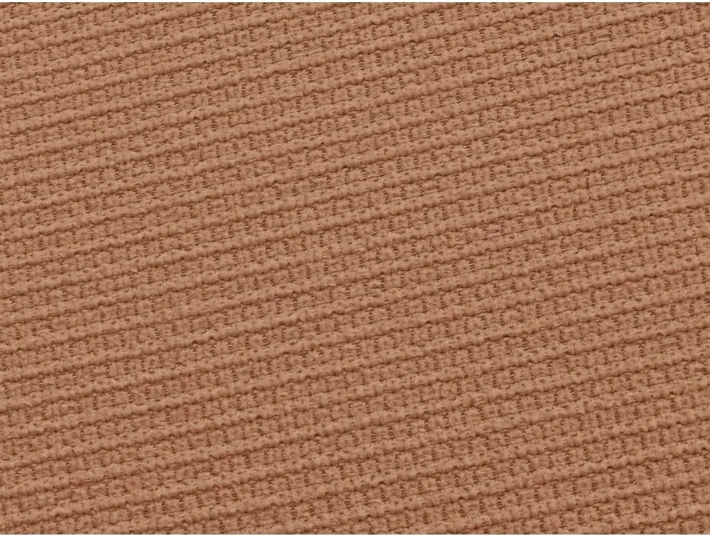 Pomarańczowa rozkładana/ze schowkiem sofa 265 cm Ezechiel – Bobochic Paris