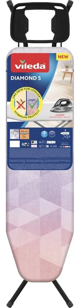 Deska do prasowania 114x34 cm Diamond S – Vileda