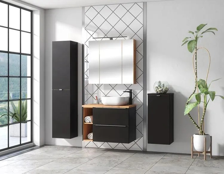 Szafka łazienkowa z odkrytymi półkami K0-R89