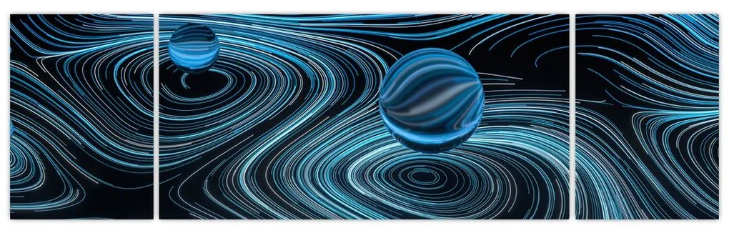 Abstrakcyjny obraz (170x50 cm)
