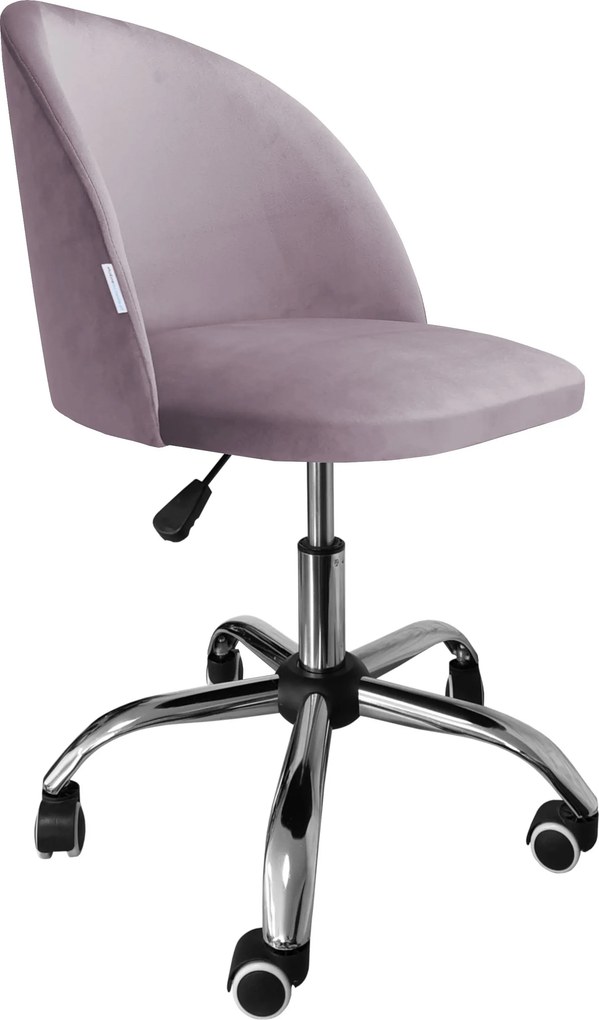 Fotel obrotowy COLIN krzesło biurowe fotel ergonomiczny do biurka : Kolor Stelaża - Chrom, Kolor tkaniny - VELVET - MG55, Typ siedziska - Siedzisko obrotowe 360°, Typ tkaniny - Velvet