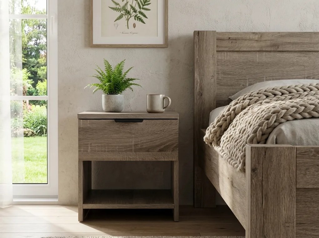 Stolik nocny HAVANA dąb truflowy