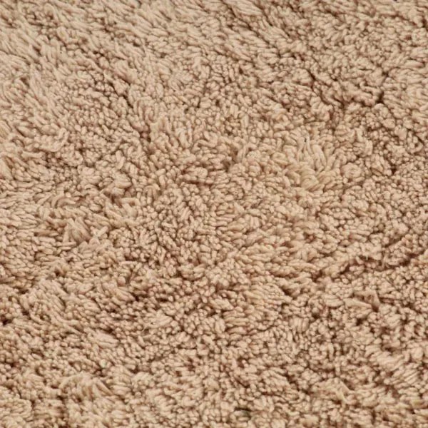 Zestaw dwóch beżowych dywaników łazienkowych B5-G39