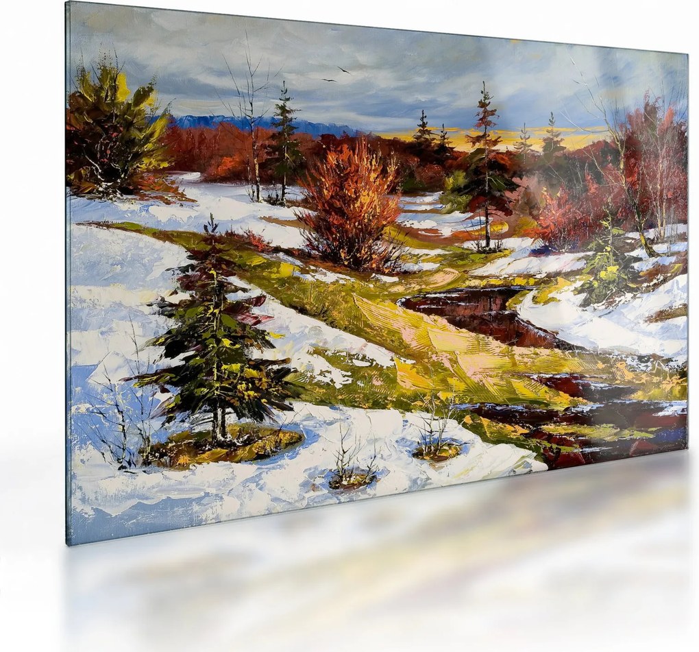 Obraz na szkle - Nadejście wiosny (70x50 cm)