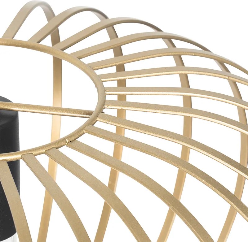 Designerska lampa wisząca mosiądz - Johanna