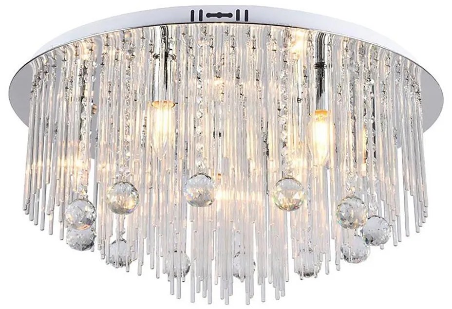 Lampa sufitowa 9xE14/40W/230V śr. 60 cm