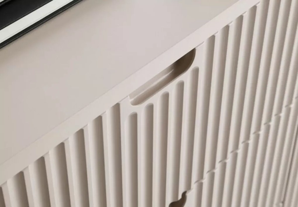 Nowoczesna toaletka konsola Fulgeo 103cm loft metal