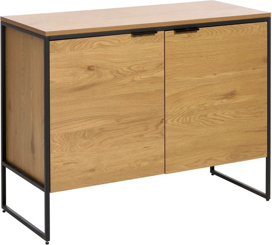 Komoda w dekorze dębu w naturalnym kolorze 104,5x80x45 cm Cesura – Unique Furniture