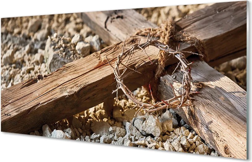 Szklany Panel Krzyż, Skały i Ciernie