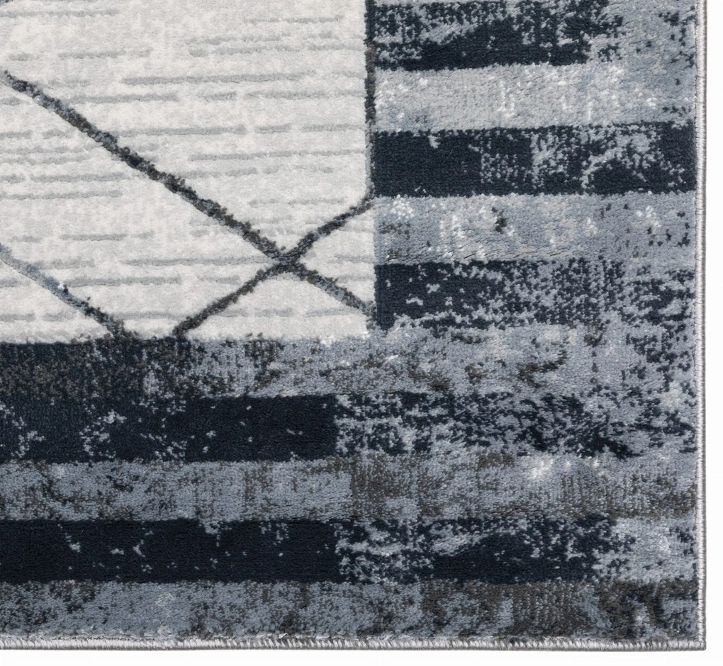 Dywan klasyczny Piero romby szary 60 cm x 100 cm