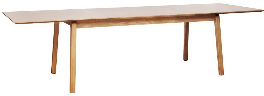 Rozkładany stół z blatem w dekorze dębu 95x190 cm Bari – Unique Furniture