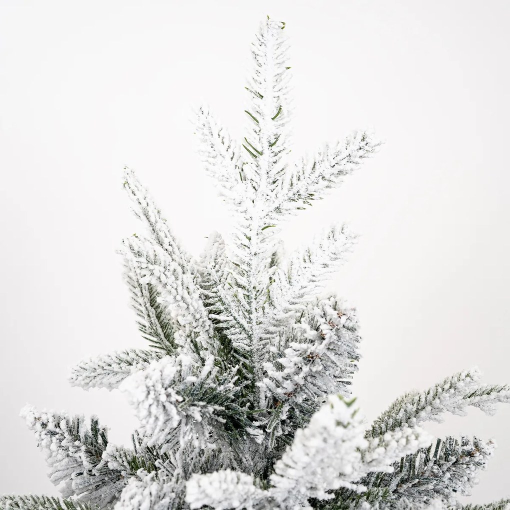 Choinka bożonarodzeniowa zaśnieżona ze stojakiem Cardiff, 150 cm, 150 cm