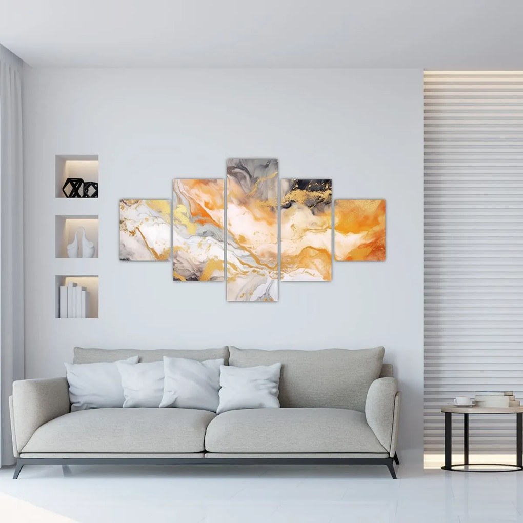 Obraz - Marmurkowe tło (125x70 cm)