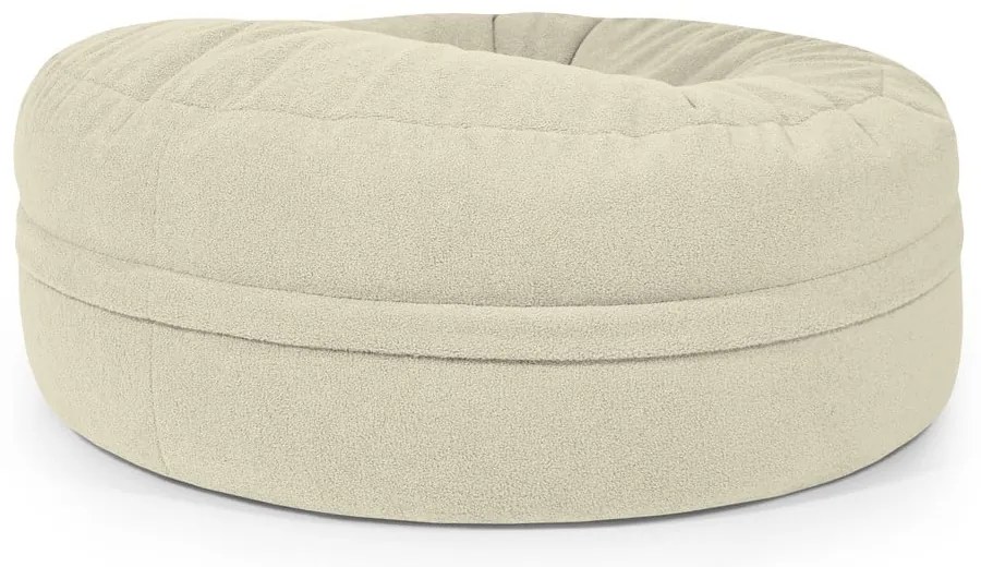 Brązowy worek do siedzenia z materiału bouclé Roll 135 – SLOWDOWN