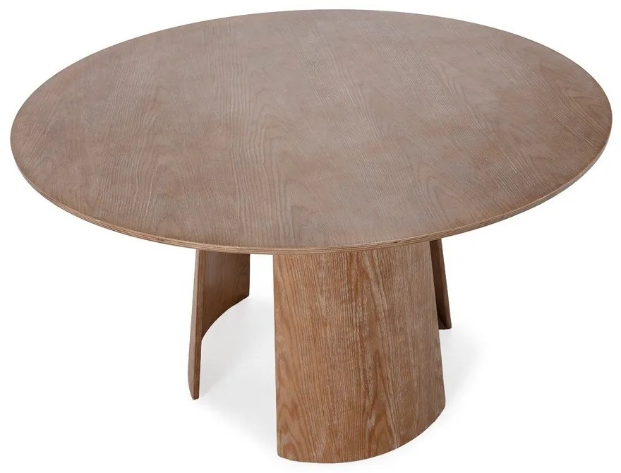 Okrągły stół w dekorze dębu ø 120 cm Zuri – MOME