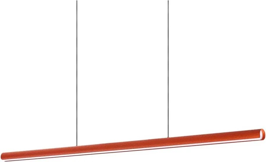 Ideal Lux - ściemnialna lampa wisząca na przewodzie DORICA LED/35W/230V CRI 90 140 cm pomarańczowa