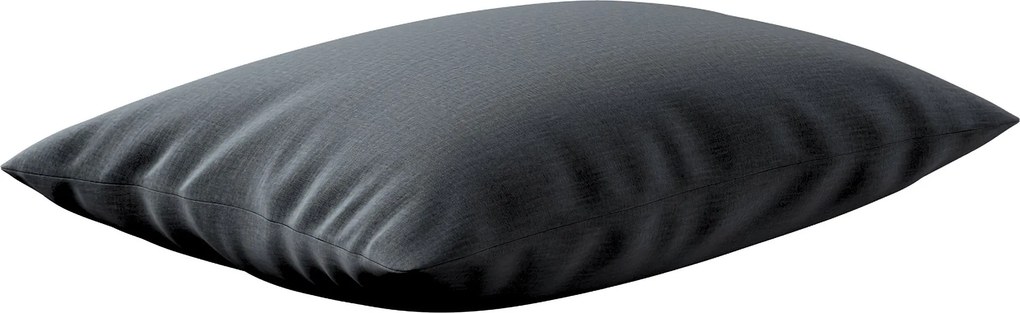Poszewka Kinga na poduszkę prostokątną kolor szary tkanina welwetowa
