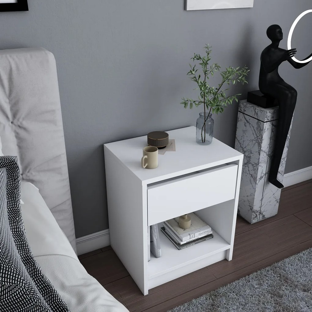 Stolik nocny Sheridan White