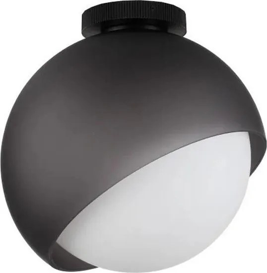 Ideal Lux - Lampa sufitowa BLOOM 1xE27/42W/230V śr. 30 cm czarna