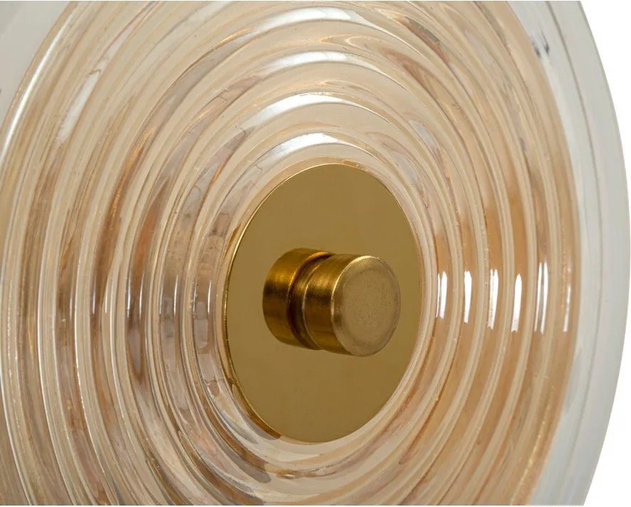 Szklany kinkiet w kolorze złota Venice – Mauro Ferretti