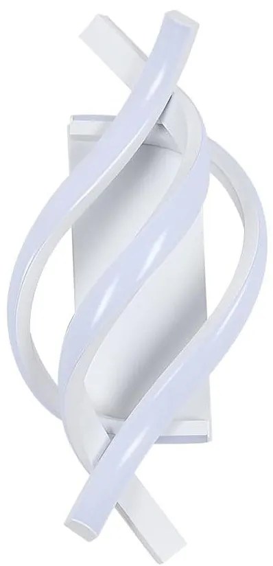 Kinkiet lampa wisząca LED spirala metalowa AT81-3KL-White