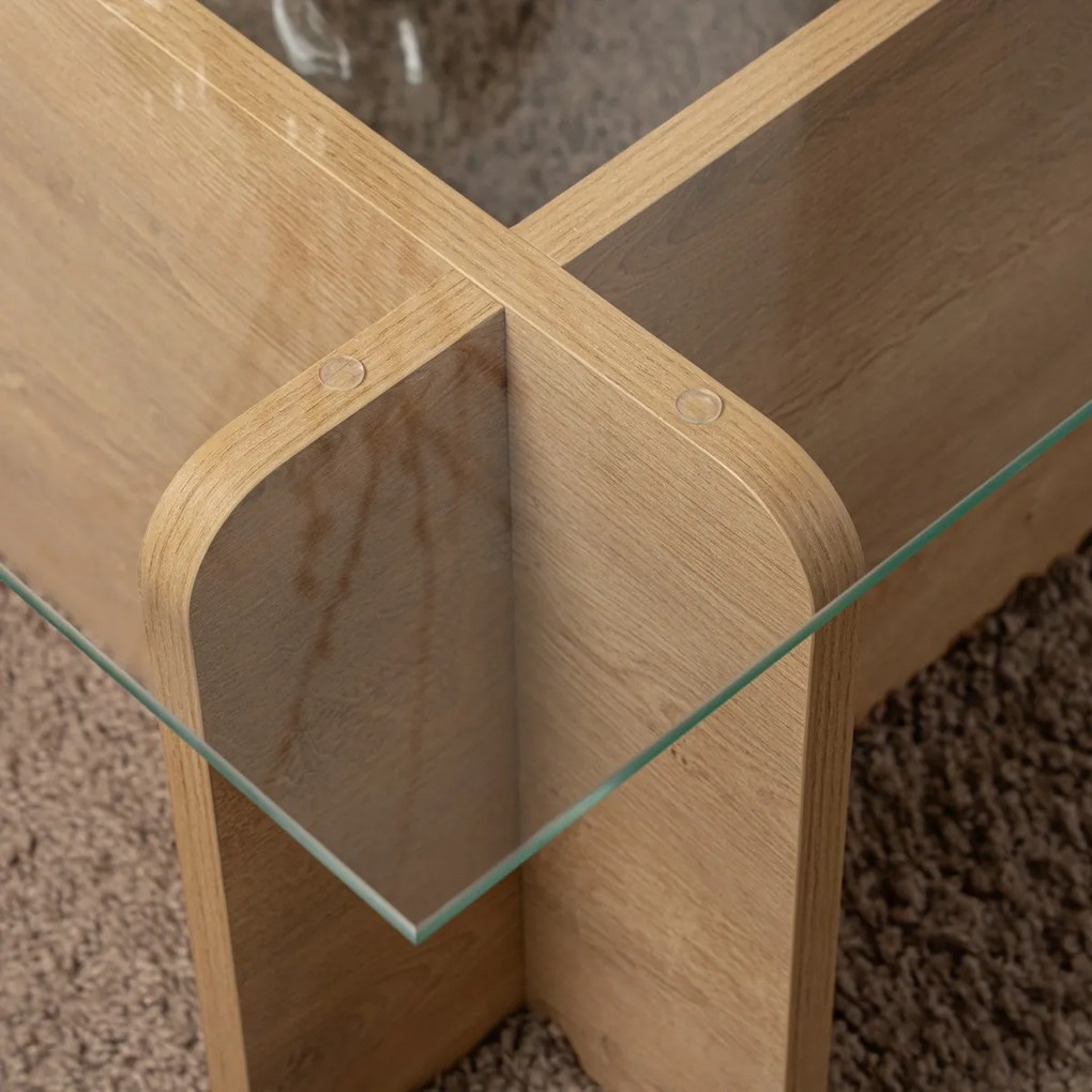Stolik kawowy Flavio Honey Oak