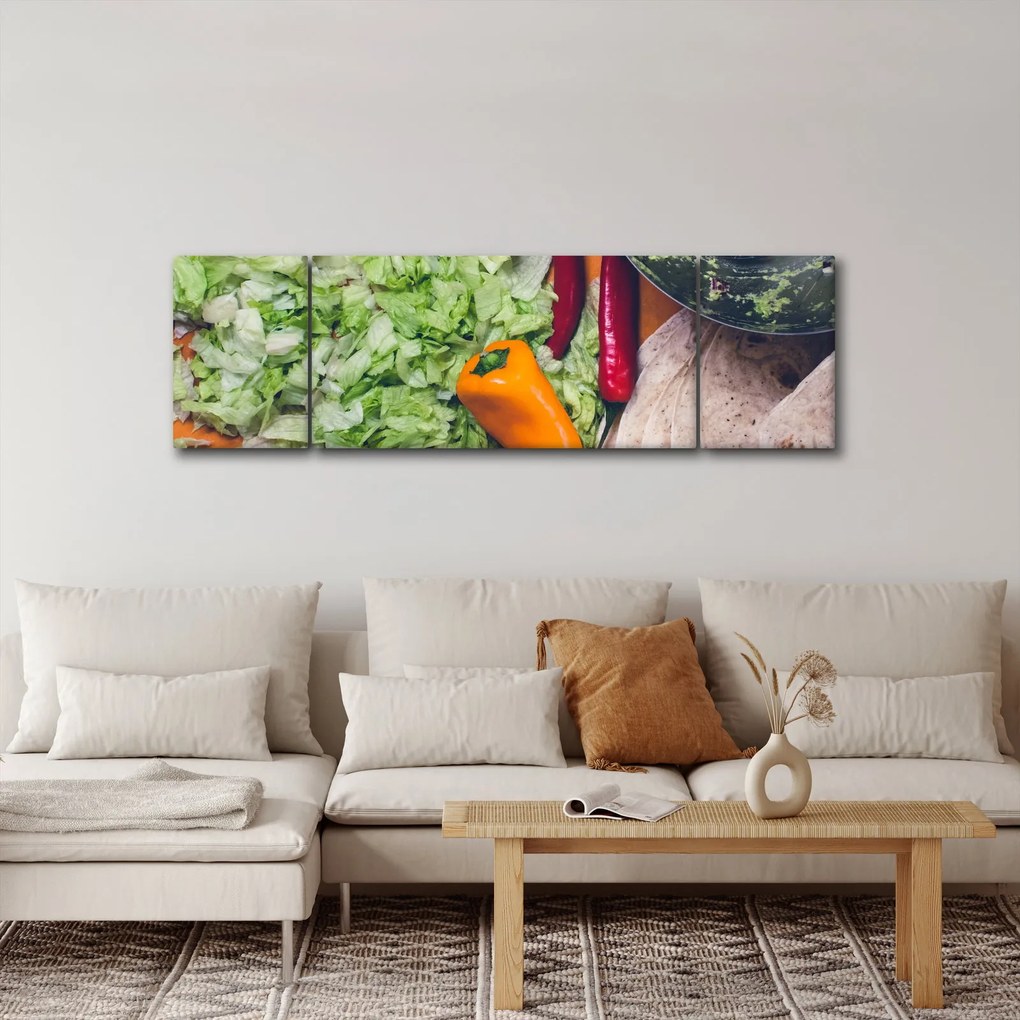 Obraz warzyw (170x50 cm)
