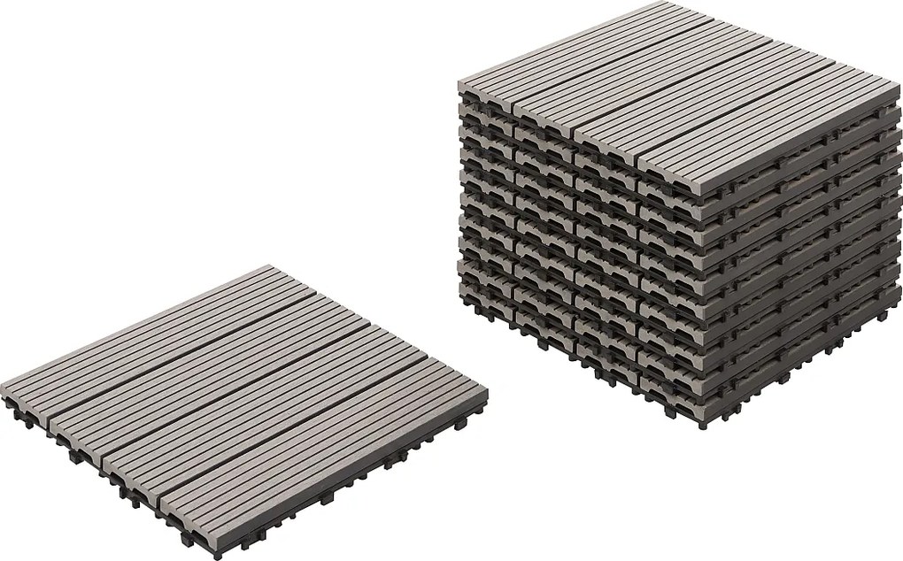 Płytki tarasowe ATELETA Kompozyt WPC Szary