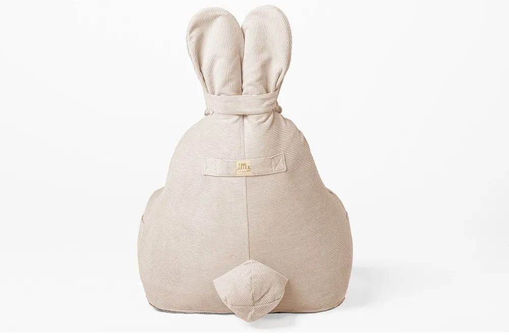 Beżowy dziecięcy worek do siedzenia Funny Bunny – The Brooklyn Kids