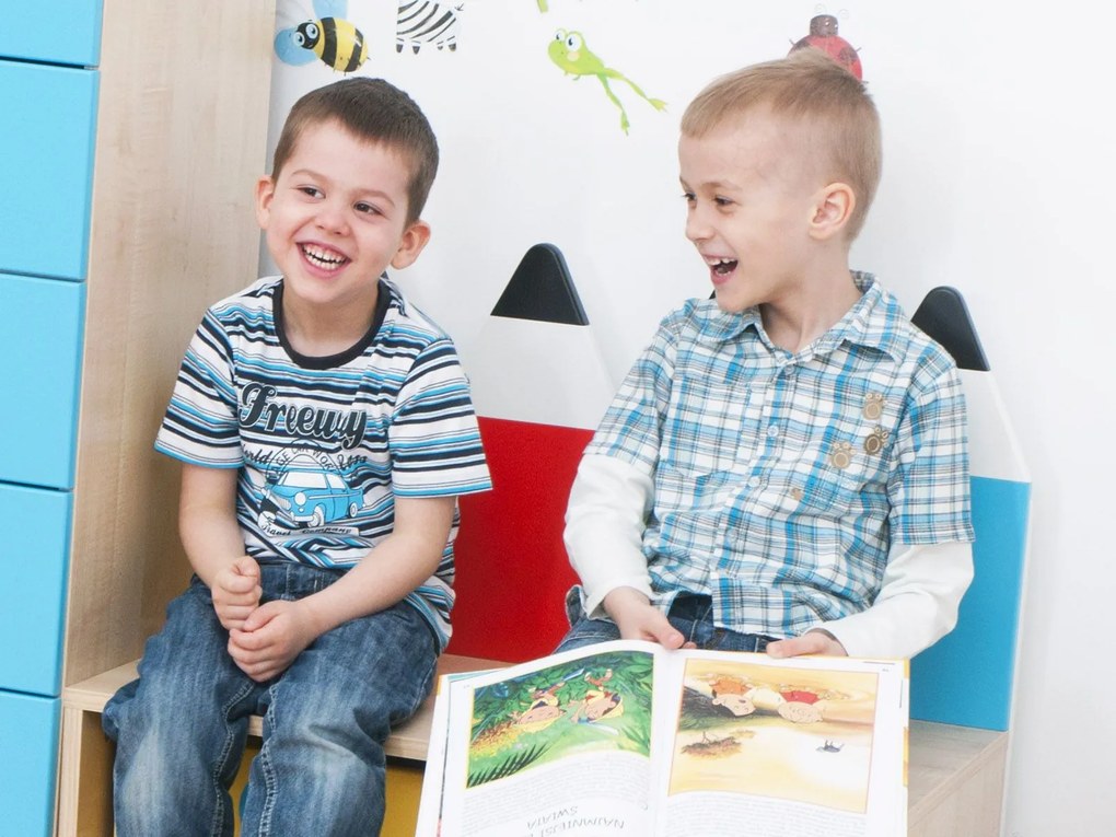 Zestaw kolorowych mebli do przedszkola Ołówek 4520520JU