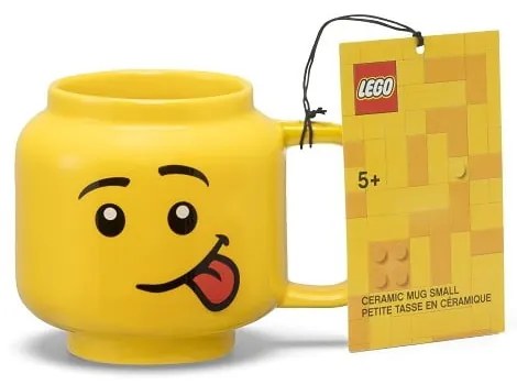 Żółty ceramiczny kubek dla dzieci 255 ml Head – LEGO®
