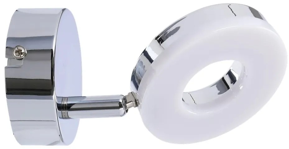 Kinkiet LED w kolorze srebra z połyskiem Thema – Candellux Lighting