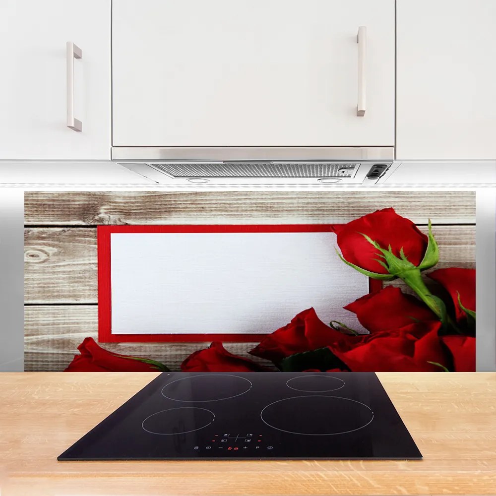 Panel Szklany Bukiet Klasycznych Róż