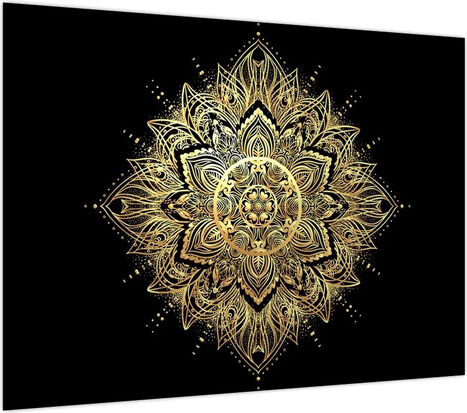Obraz na szkle - Mandala bogactwa (70x50 cm)