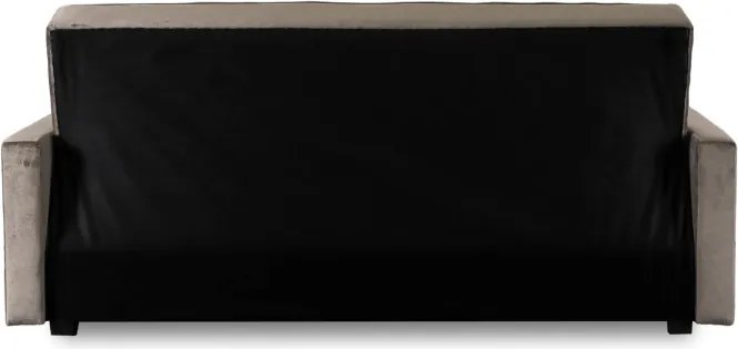 Sofa z Funkcją Spania ALUNA Rozkładana Wersalka Dwuosobowa Beżowa Nowoczesna do Salonu