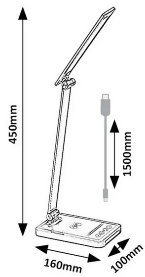 Rabalux 74213 funkcjonalna lampa stołowa LED Traze