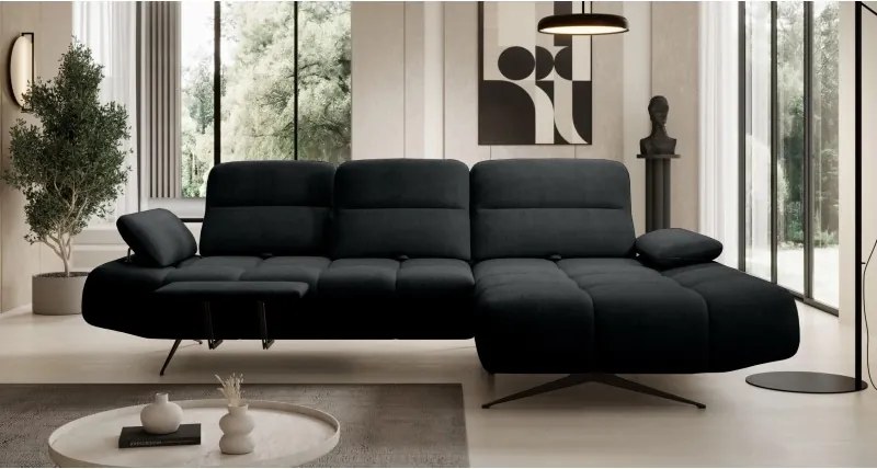 Narożnik FALCAO S układ L Prawostronny z funkcją RELAX w ktaninie AURORA 20 WERSAL