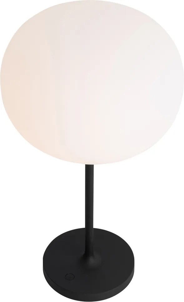 Zestaw 2 nowoczesnych ładowalnych białych lamp stołowych - Maloi