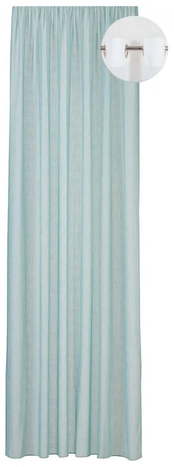 Miętowa firanka 140x260 cm Teatro – Mendola Fabrics