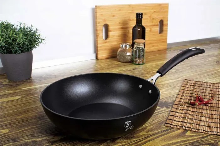 Aluminiowy wok na indukcję 28cm - Ibrok 7X