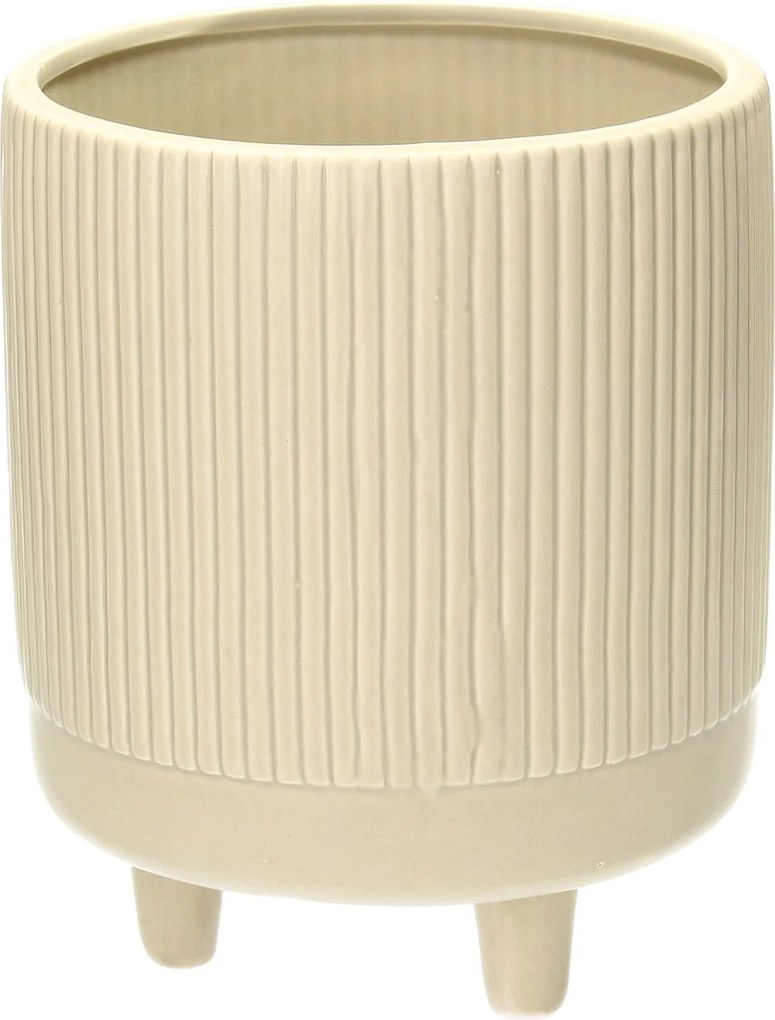 Osłonka na doniczkę Tres 22cm beige