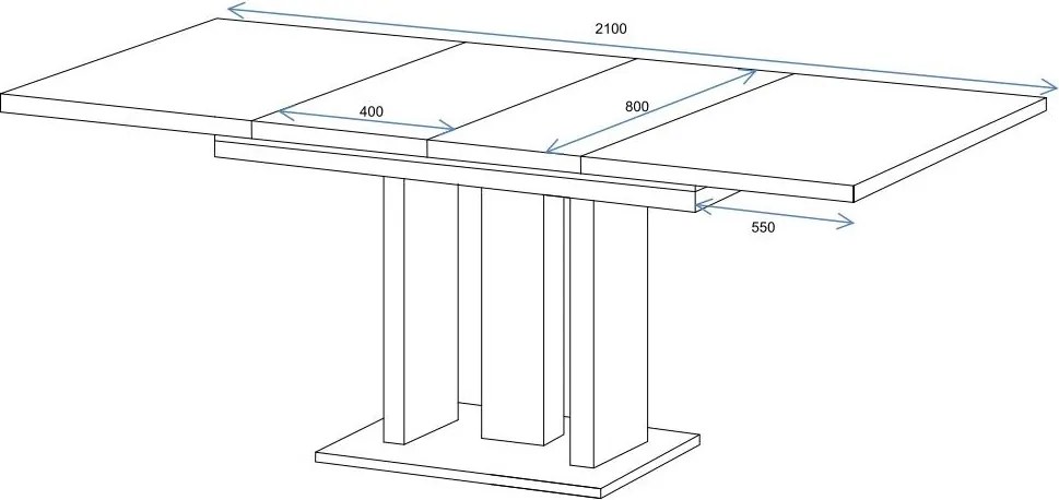 Stół Appia 210 Endo rozkładany od 130 do 210 cm