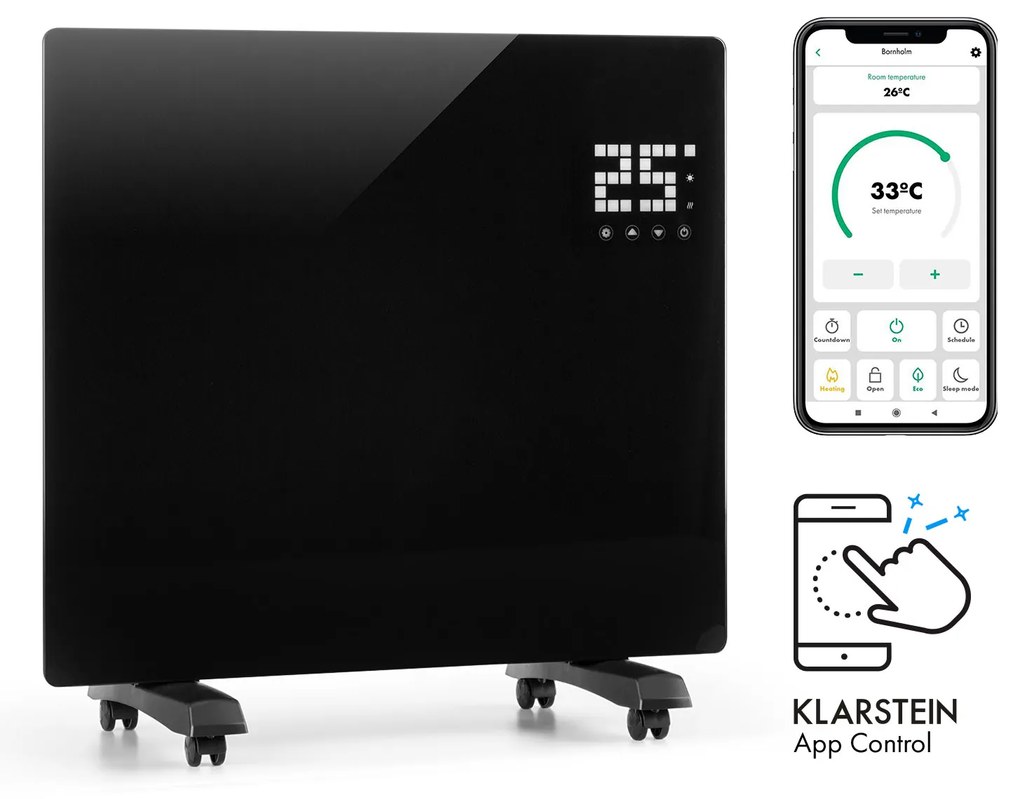 Klarstein Bornholm Single Smart Grzejnik konwektorowy