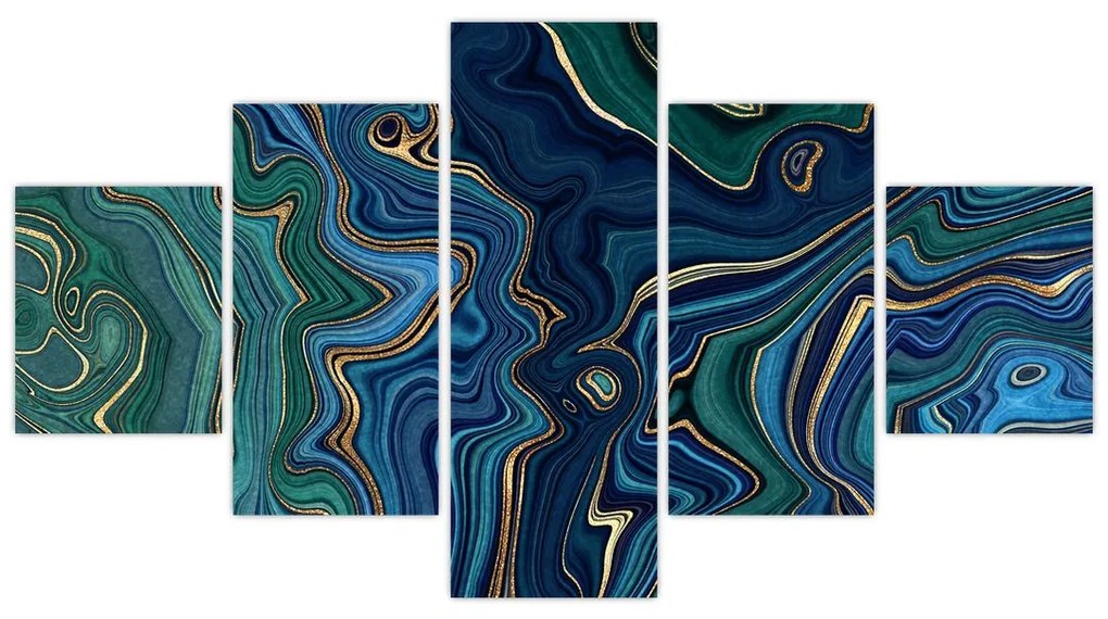 Obraz - Marmur agatowy (125x70 cm)